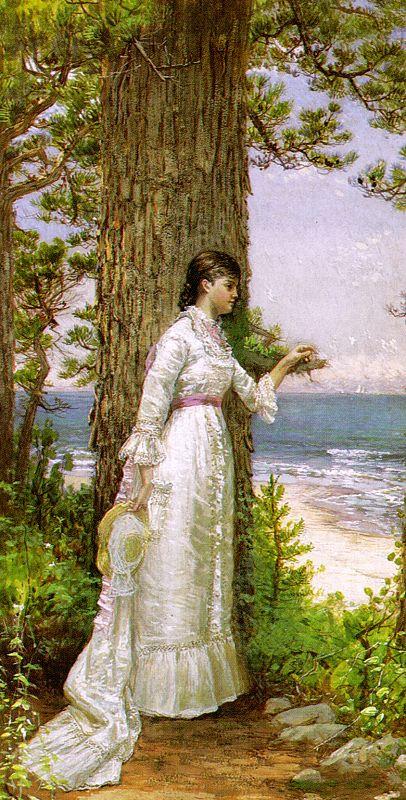 Alfred Thompson Bricher Under The Seaside Tree